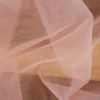 Tissu tulle brillant uni - rose corail x 10 cm