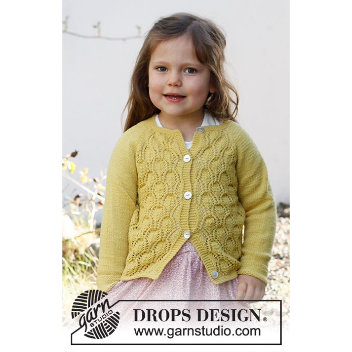 Kit tricot gilet Sweet Marigold - DROPS Design