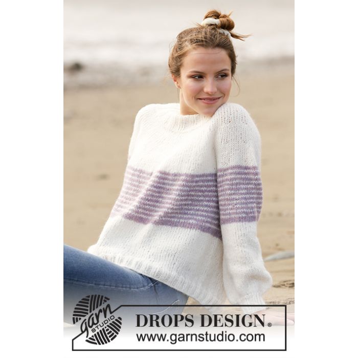 Kit tricot pull Caught in the Middle - Drops Design