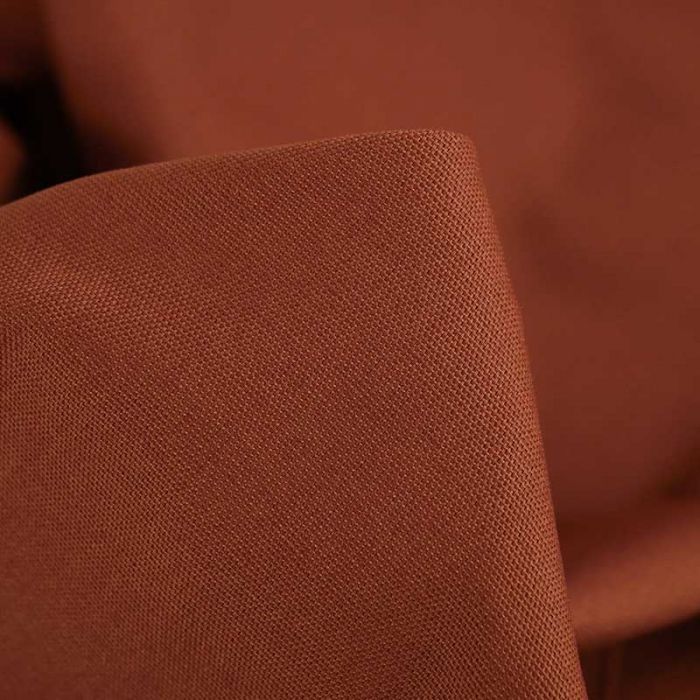 Tissu coton demi-natté canvas uni - rouille x 10 cm