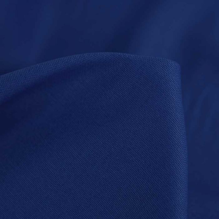 Tissu coton demi-natté canvas uni - bleu roi x 10 cm