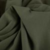 Tissu molleton sweat léger - kaki x 10 cm