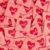 Etiquettes vêtement à coudre - Joli coeur x 5
