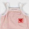 Etiquettes vêtement à coudre - Joli coeur x 5