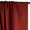 Tissu double gaze broderie anglaise - rouille x 10 cm
