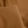 Tissu jersey coton gaufré - camel x 10 cm