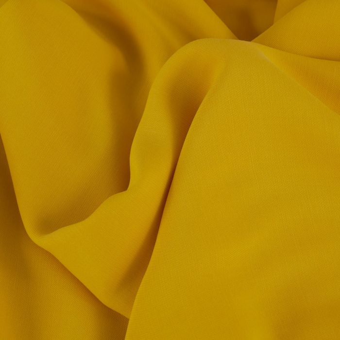 Tissu tencel haute couture - jaune  x 10 cm