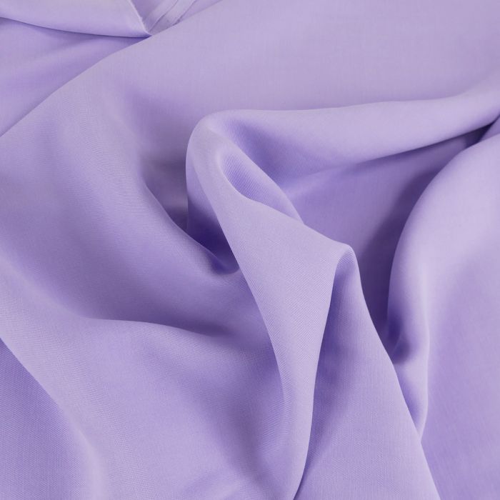 Tissu tencel haute couture - lilas x 10 cm