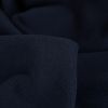 Tissu jersey maille tricoté coton - bleu marine x 10 cm