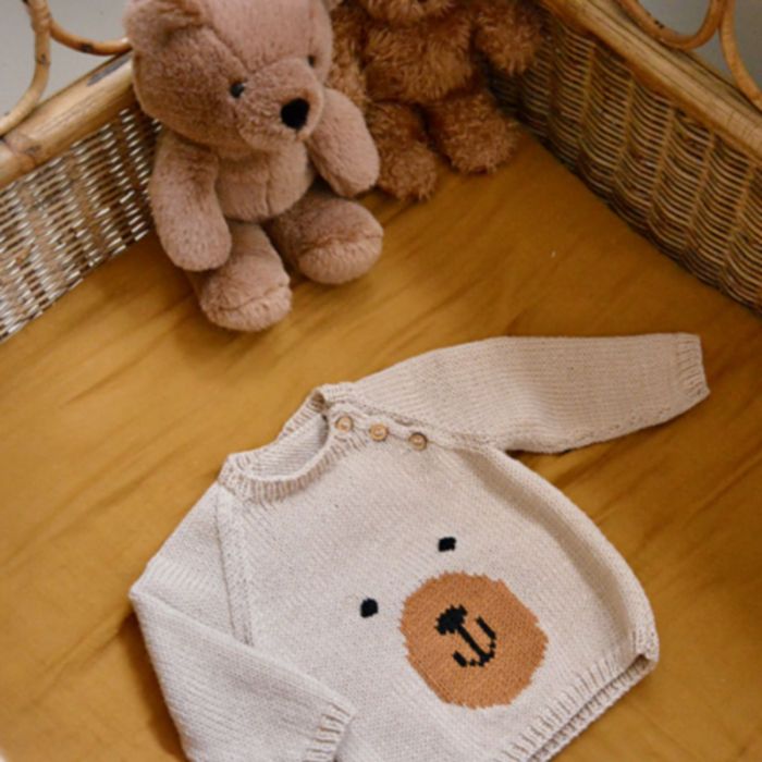 Jouet à tricoter Teddy Bear, cadeau pour bébé, accessoires pour
