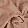 Tissu crêpe viscose haute couture - rose chair x 10 cm
