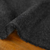 Tissu lainage alpaga haute couture - gris anthracite x 10 cm
