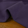 Tissu lainage fin haute couture - violet x 10 cm
