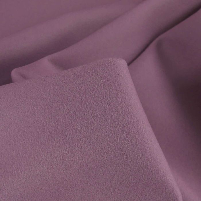 Tissu drap de laine cachemire haute couture - lilas x 10 cm