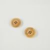 Bouton en bois naturel mat x 1