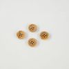 Bouton en bois naturel mat x 1