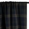 Tissu velours milleraies tartan double face - bleu marine x 10 cm