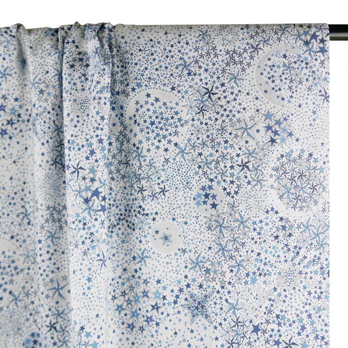 Tissu Liberty of London Adelajda Bleu x 10 cm