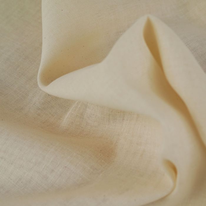 Tissu toile à beurre étamine - naturel x 10 cm