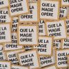 Étiquettes vêtement à coudre Ikatee - Que la magie opère x 5