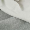 Tissu molleton sweat - gris chiné x 10 cm