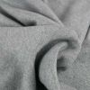 Tissu molleton sweat lurex argent - gris chiné x 10 cm