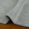 Tissu molleton sweat lurex argent - gris chiné x 10 cm