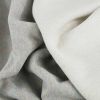 Tissu molleton sweat lurex multicolore - gris x 10 cm