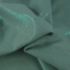Tissu double gaze pailletée - vert bleu x 10 cm