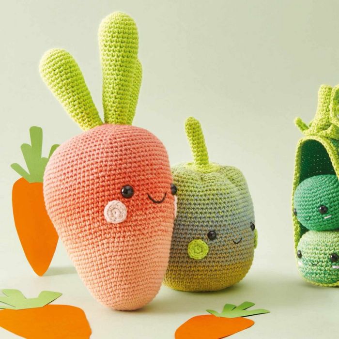 Kit crochet dinette amigurumi Ricorumi - carotte