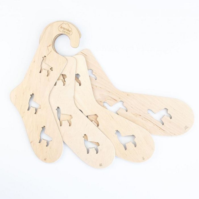 Paire de bloqueurs en bois pour chaussettes - Kremke Soul Wool