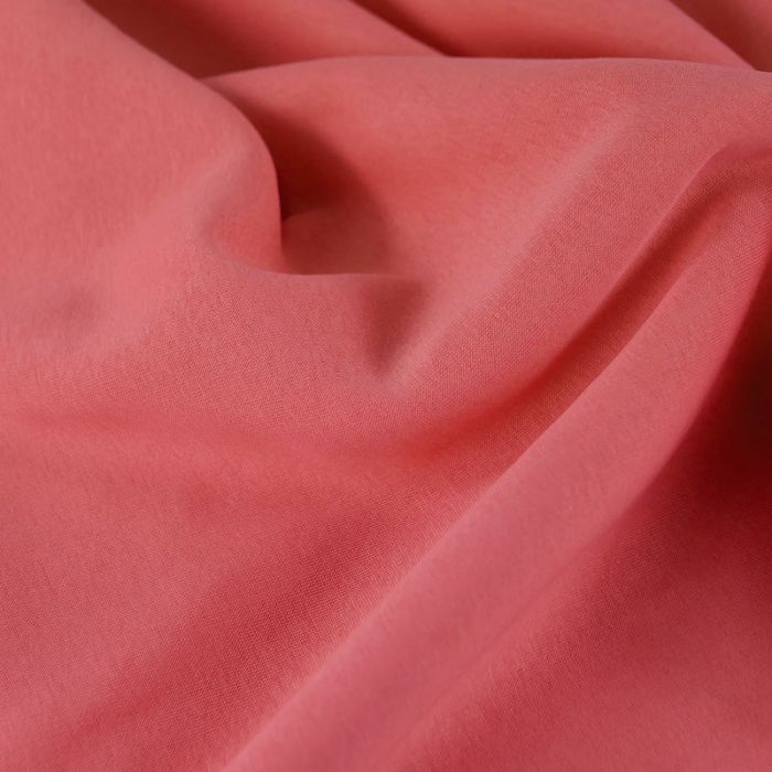 Tissu molleton sweat - rose x 10 cm