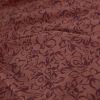 Tissu jersey fin fleurs Almé - bordeaux x 10 cm