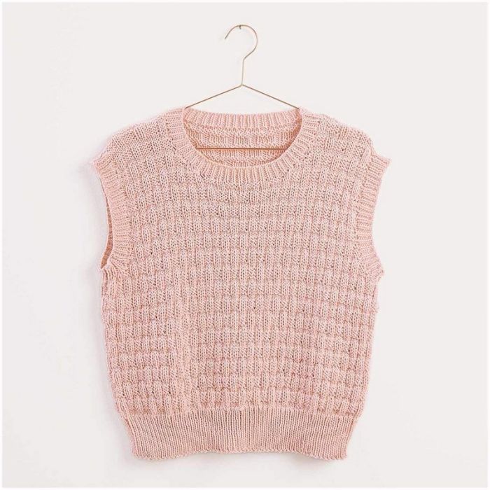 Kit tricot top sans manches - Rico design