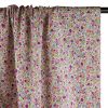 Tissu popeline coton minis fleurs pastel - violet x 10 cm