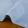 Tissu toile de coton quadrillée petits carreaux - bleu x 10 cm