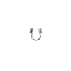 Canoti en "u" : Argent 5 mm X10