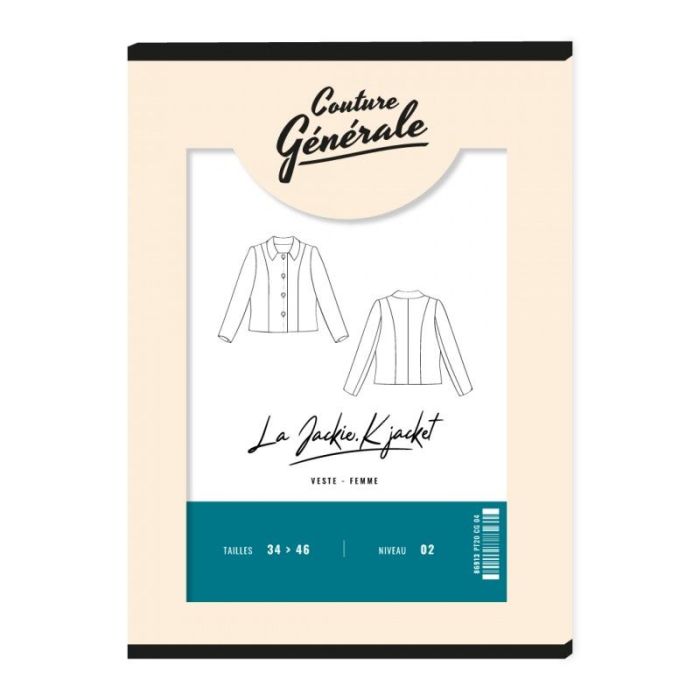 Patron Veste La Jackie K Jacket - Couture Générale