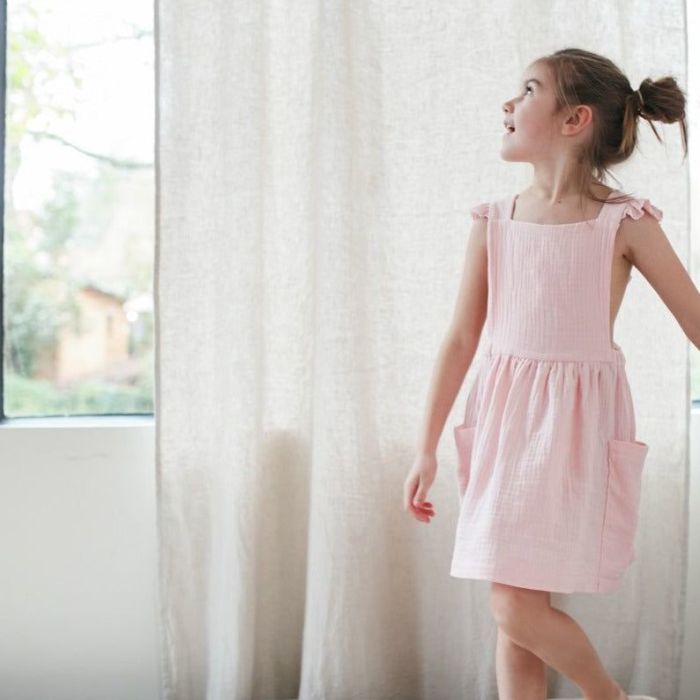 Kit couture robe Milano Kids rose - Ikatee