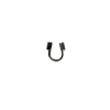Canoti en "u" : Noir 5 mm X10