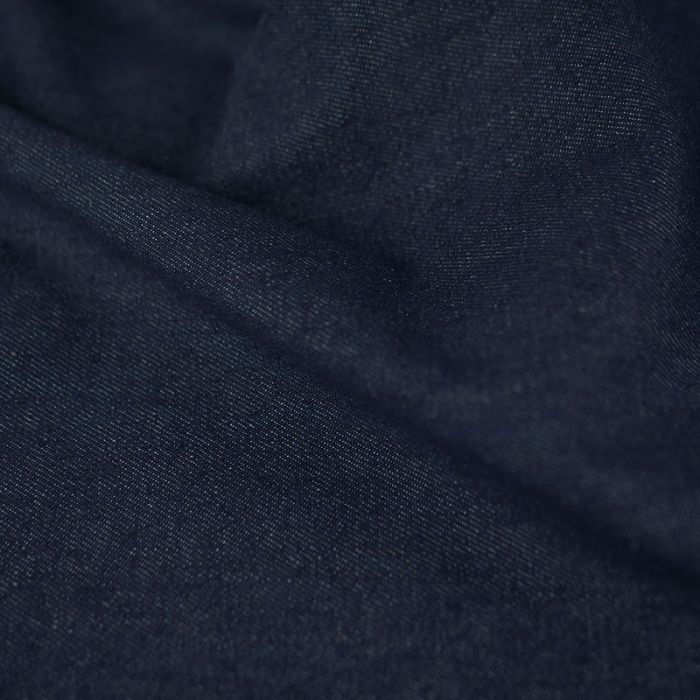 Tissu jean denim - bleu marine x 10 cm
