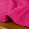 Jersey matelassé coton - fuchsia x 10 cm