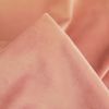 Tissu velours ras - rose x 10 cm