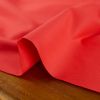 Tissu coton popeline bio - rouge x 10 cm