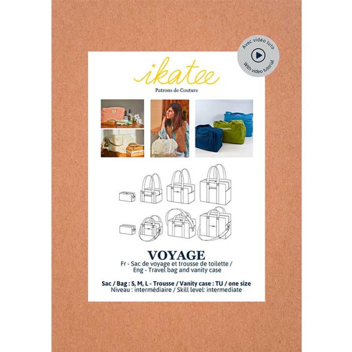 Voyage - Patron trousse de toilette / sac - Ikatee