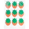 Ecussons à repasser thermocollant fraises - Rico Design x 9