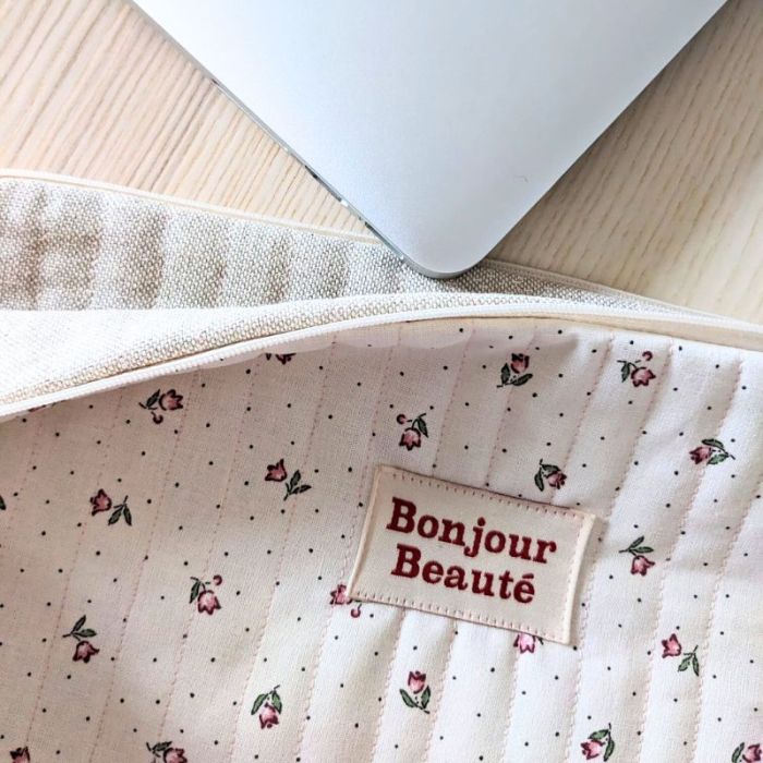 Kit couture - pochette ordinateur matelassé