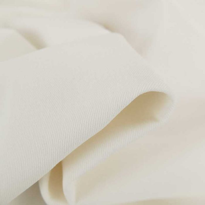 Tissu jean denim - blanc cassé x 10 cm