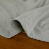 Tissu jersey coton uni - gris clair x 10 cm