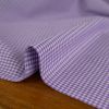 Tissu coton vichy - violet x 10 cm